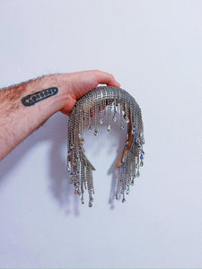 Silver Rain - Rhinestone Headband