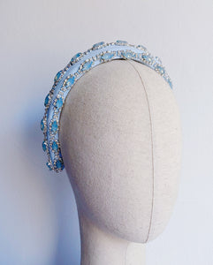 Blue Jewels - Rhinestone Headband