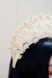 Ivory Meadow Halo Crown