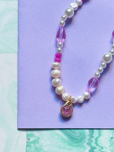 Rose Drops - Pearly Necklace