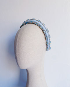 Blue Jewels - Rhinestone Headband