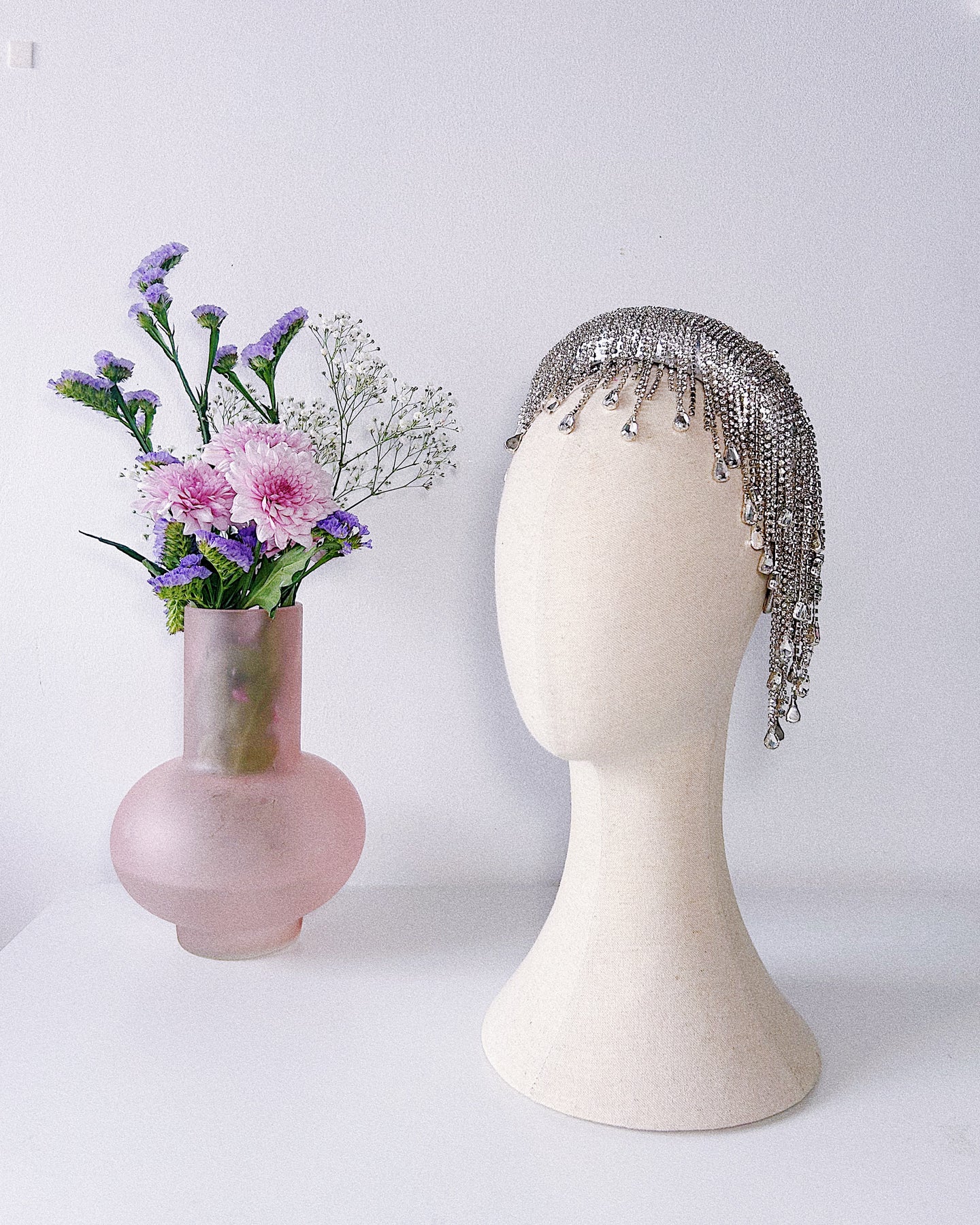 Silver Rain - Rhinestone Headband