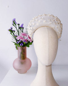 Ivory Meadow Halo Crown