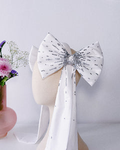 Double Bow Rhinestone Headband