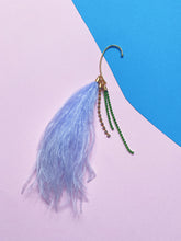 Load image into Gallery viewer, Blue Feather Ear-Cuff - SINGLE