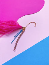 Load image into Gallery viewer, Rose Feather Ear-Cuff - SINGLE