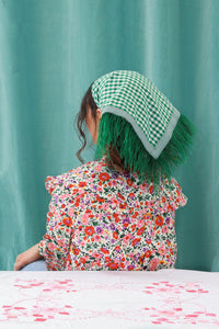 Forest Green - Gingham Bandana