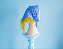 Load image into Gallery viewer, Feather Bandana - Golden Blues