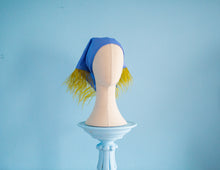 Load image into Gallery viewer, Feather Bandana - Golden Blues