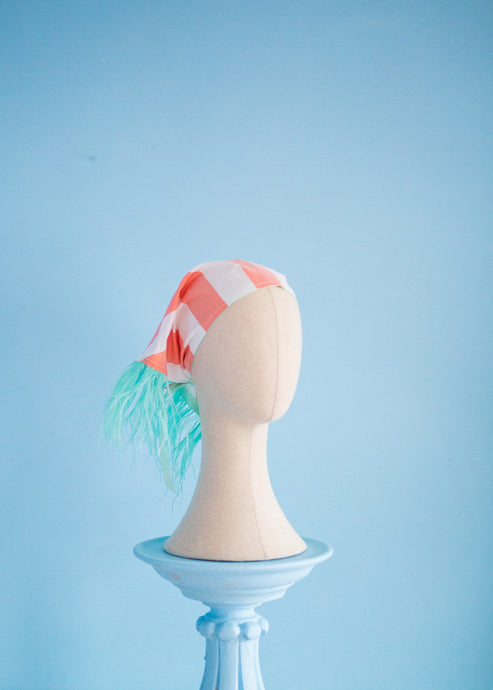 Feather Bandana - Mint Candy